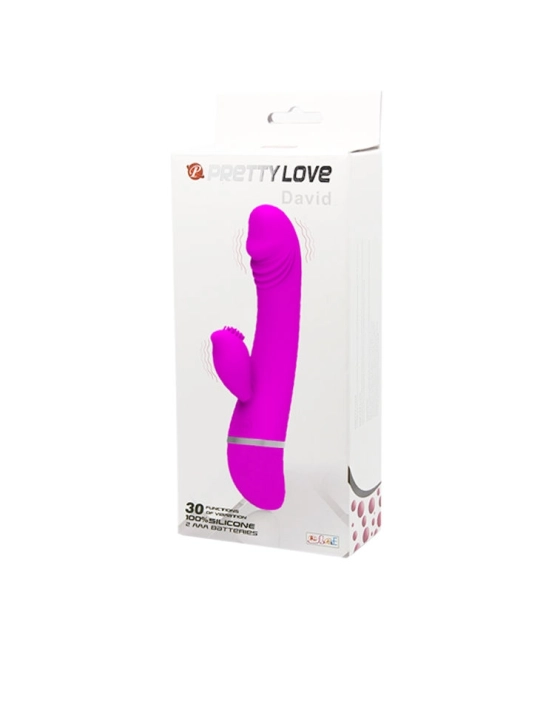 Flirtation Vibrator mit Kaninchen David von Pretty Love Flirtation