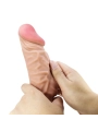 Sliding Skin Series Realistischer Dildo mit Sliding Skin Saunapf Fernbedienbares Fleisch 24 cm von Pretty Love High Grade