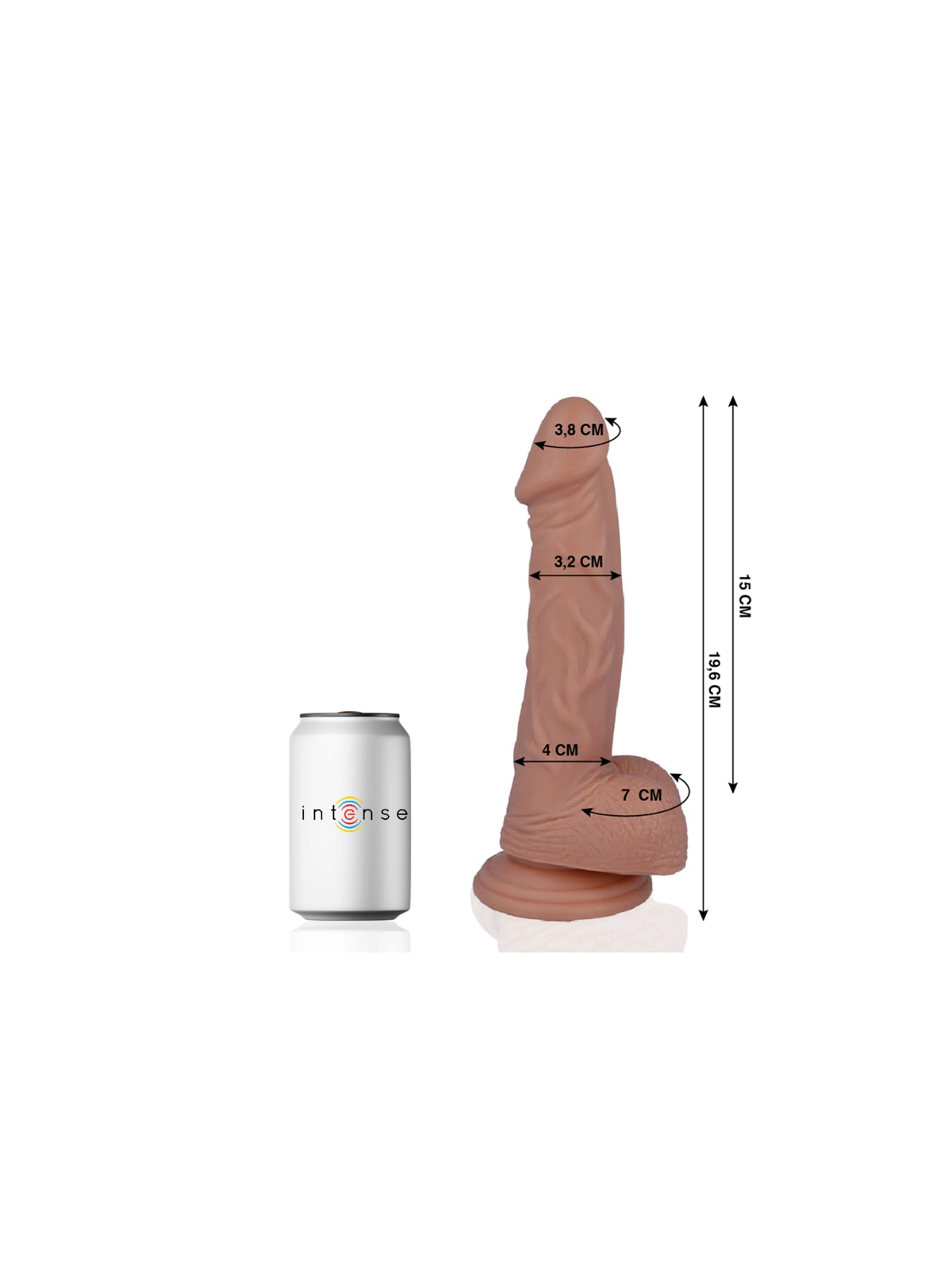 Mr 16 Realistischer Dildo 19.6 cm -O- 3.2 cm von Mr. Intense