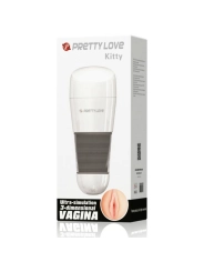 Kitty Weisser Vagina-Masturbator von Pretty Love Male