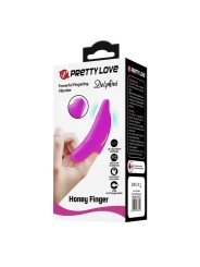 Delphini Leistungsstarker Lila Fingerstimulator von Pretty Love