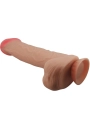 Sliding Skin Series Realistischer Dildo mit Sliding Skin Saunapf Fleisch 26 cm von Pretty Love High Grade