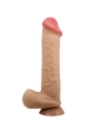 Sliding Skin Series Realistischer Dildo mit Sliding Skin Saunapf Fleisch 26 cm von Pretty Love High Grade