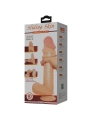 Sliding Skin Series Realistischer Dildo mit Sliding Skin Saunapf Fleisch 26 cm von Pretty Love High Grade