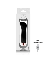 Aufladbarer Vibrator Eine Schwarze 7-Geschwindigkeit von Dolce Vita