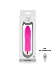 Aufladbarer Vibrator Vier Rosa 7 Geschwindigkeiten von Dolce Vita