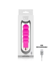 Aufladbarer Vibrator Sechs Rosa 7 Geschwindigkeiten von Dolce Vita