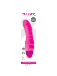 Vibrierender Dildo Mr. Right Multi-Speed 15,5 cm Rosa von Classix