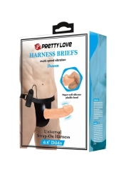 Gurt-Hose mit Vibrationsdildo Inklusive von Pretty Love