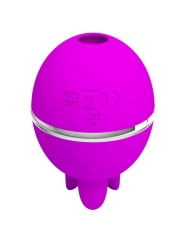 Gemini Ball Lila. Runder Vibrator aus Silikon von Pretty Love Flirtation