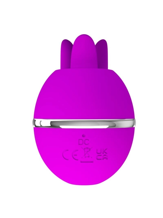 Gemini Ball Lila. Runder Vibrator aus Silikon von Pretty Love Flirtation