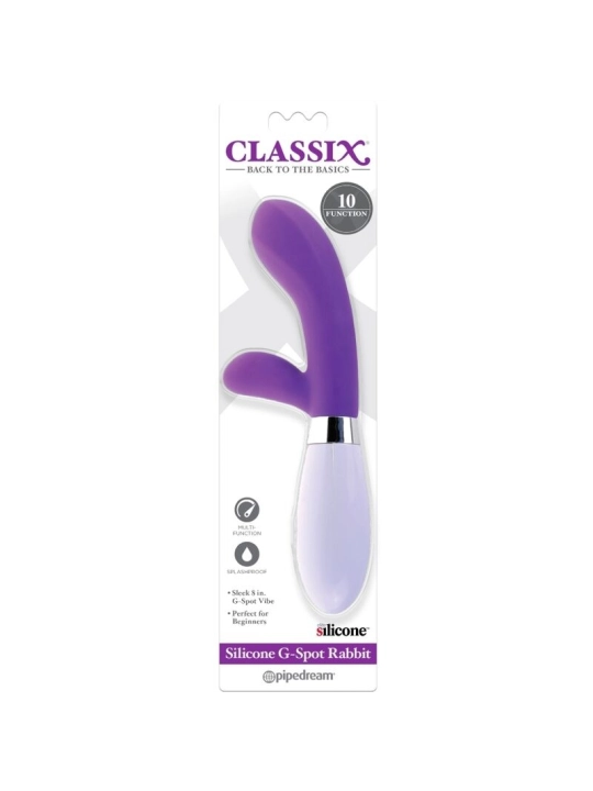 Rabbit G-Spot Vibrator Lila Silikon von Classix