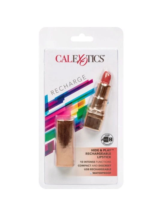 Bala Wiederaufladbarer Lippenstift Hide & Play Rot von Calexotics