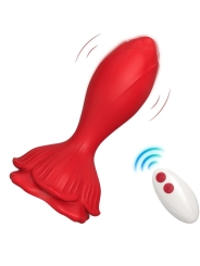 Rosa Vibrator & Analplug Kleine Fernbedienbares Rot von Armony Anal