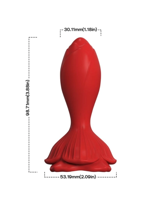 Rosa Vibrator & Analplug Kleine Fernbedienbares Rot von Armony Anal