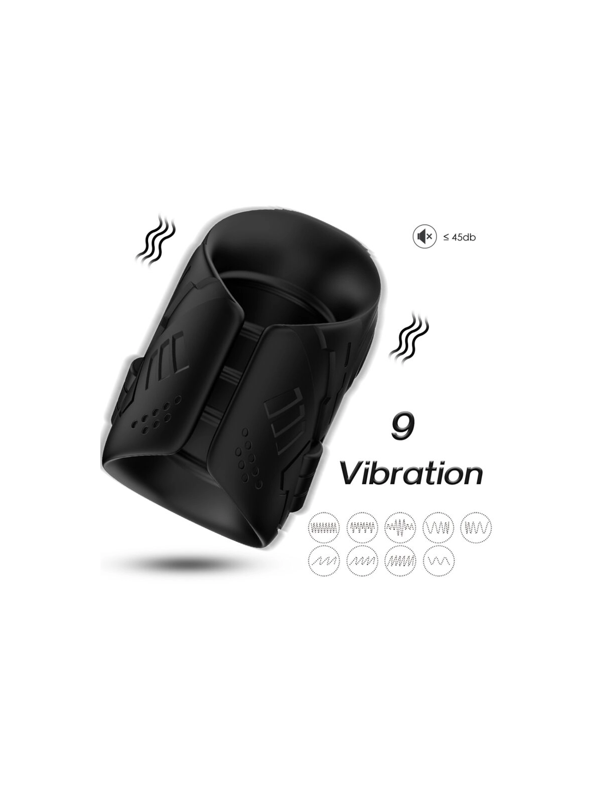 Masturbator & Vibrator Schwarz von Armony For Him