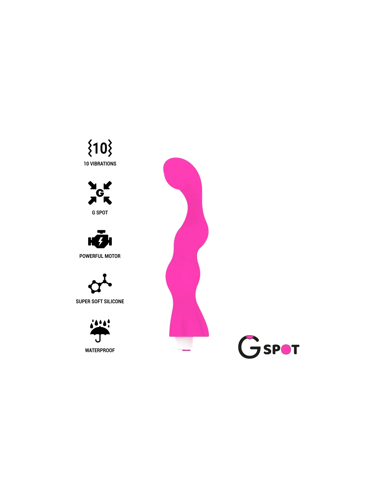 George G-Spot Vibrator Gum Pink von G-Spot