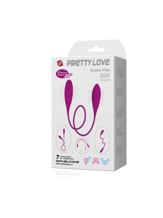 Snaky Deluxe Vibrator 7 V von Pretty Love Smart