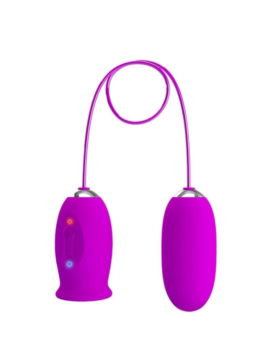 Daisy Dual Egg Wiederaufladbarer Vibrator Lila von Pretty Love Flirtation