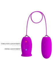 Daisy Dual Egg Wiederaufladbarer Vibrator Lila von Pretty Love Flirtation