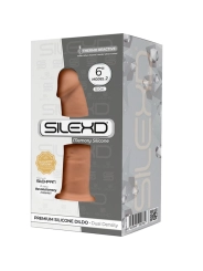 Modell 2 Realistischer Penis Premium Silexpan Silikon Karamell 15 cm von Silexd