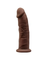 Modell 2 Realistischer Penis Premium Silexpan Silikon Braun 15 cm von Silexd