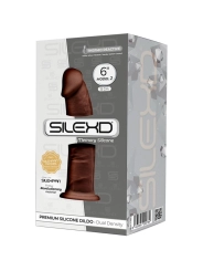 Modell 2 Realistischer Penis Premium Silexpan Silikon Braun 15 cm von Silexd