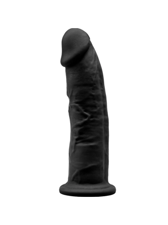 Model 2 Realistischer Penis Premium Silexpan Silikon Schwarz 15 cm von Silexd