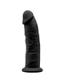 Model 2 Realistischer Penis Premium Silexpan Silikon Schwarz 15 cm von Silexd