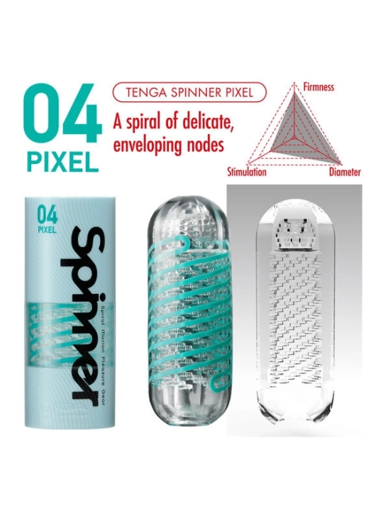 Pixel-Masturbator Spinner von Tenga