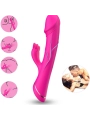 Dildo Vibrator Kaninchen Silikon Fuchsia von Armony Vibrators