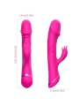 Dildo Vibrator Kaninchen Silikon Fuchsia von Armony Vibrators