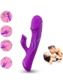 Dildo Vibrator Kaninchen Silikon Lila von Armony Vibrators