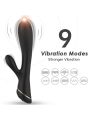 Vibrator Kaninchen Silikon Schwarz von Armony Vibrators