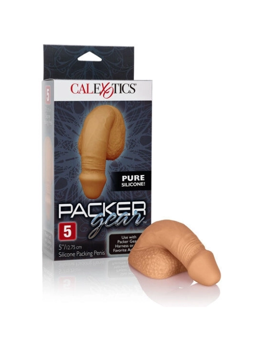 Silikon-Packung Penis 12.75 cm Karamell von Calexotics