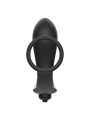 Vibratorischer Analplug mit Penisring von Addicted Toys