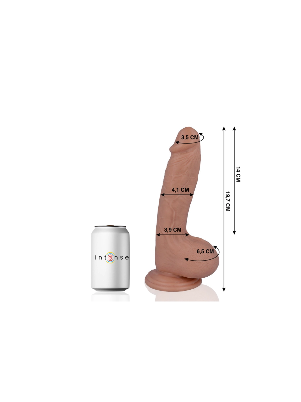 Mr 17 Realistischer Dildo 19.7 cm -O- 4.1 cm von Mr. Intense