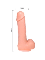 Realistischer Dildo Dong Vibration und Rotation 20 cm von Baile