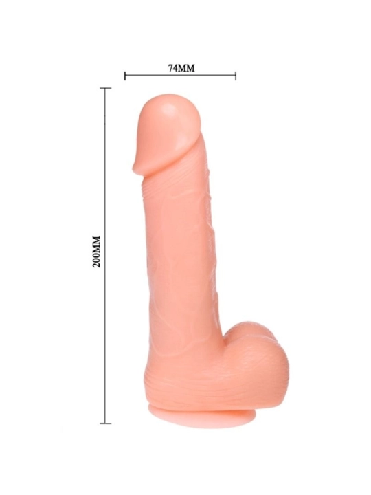 Realistischer Dildo Dong Vibration und Rotation 20 cm von Baile