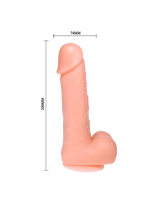 Realistischer Dildo Dong Vibration und Rotation 20 cm von Baile