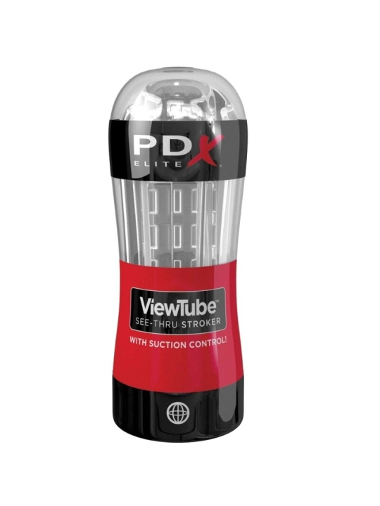 Stroker Viewtube Control Saug Transparent von Pdx Elite