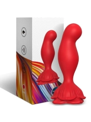 Rosa Vibrator & Analplug Fernbedienbares Rot von Armony Anal