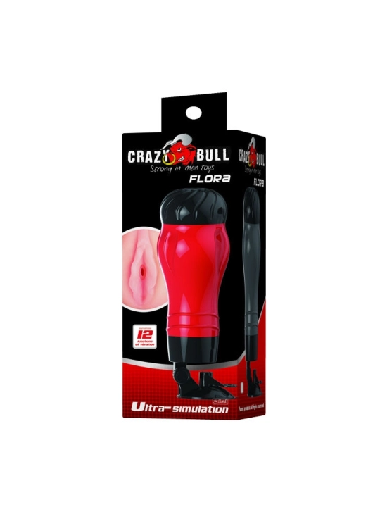 Flora Vagina mit Masturbatorbasis von Crazy Bull