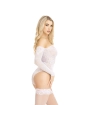 BODYSUIT MIT FREIEN SCHULTERN, WEISS ONE SIZE (S-L) VON LEG AVENUE