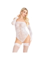 BODYSUIT MIT FREIEN SCHULTERN, WEISS ONE SIZE (S-L) VON LEG AVENUE