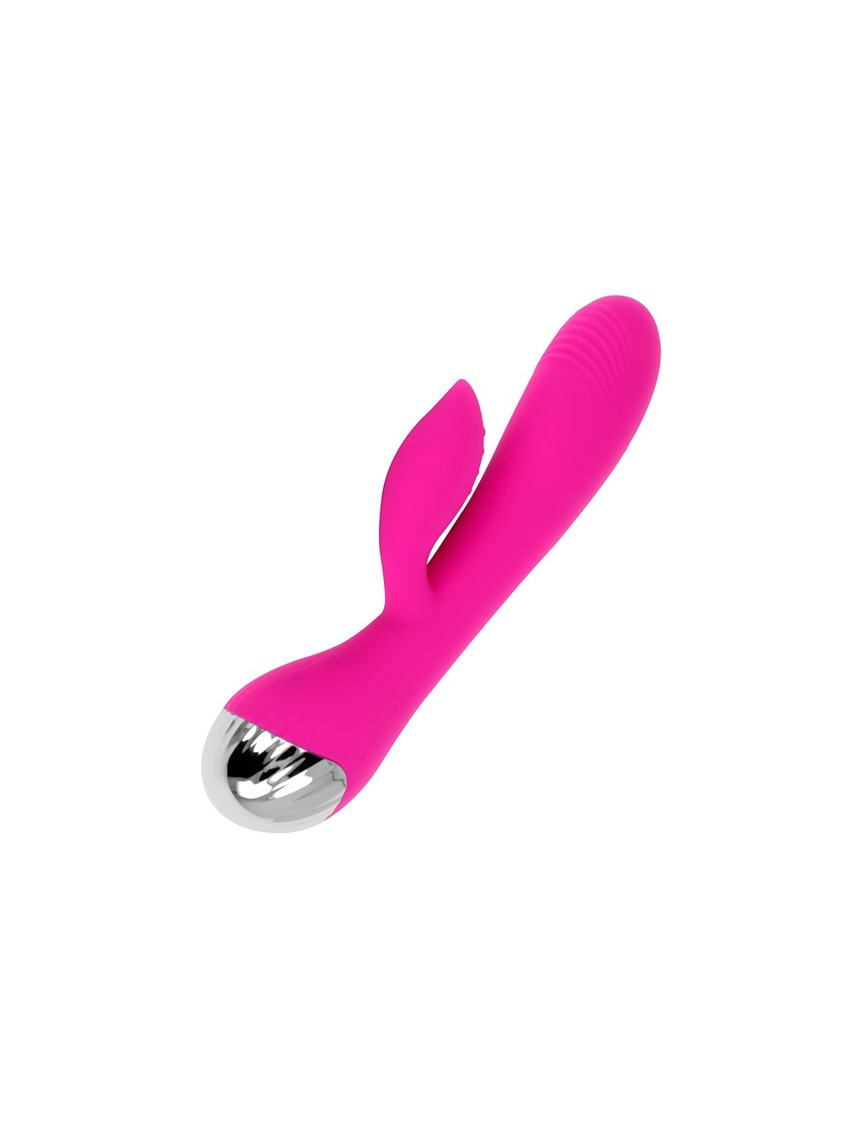 Wiederaufladbarer Vibrator mit Kaninchen 10 Vibrationsmodi 19 cm von Ohmama