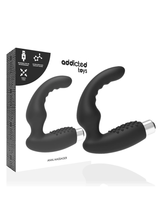 Prostatic Vibrator Wiederaufladbares Modell 2 - Schwarz von Addicted Toys