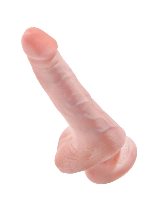 Realistischer Penis mit Eier 13.5 cm Leicht von King Cock