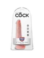 Realistischer Penis mit Eier 13.5 cm Leicht von King Cock