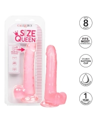 Grösse Königin-Dildo Rosa 20.3 cm von Calexotics